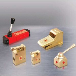Pneumatic Valves, manually operated